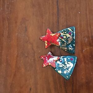 Christmas earrings